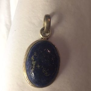 Vintage. Lapis pendant